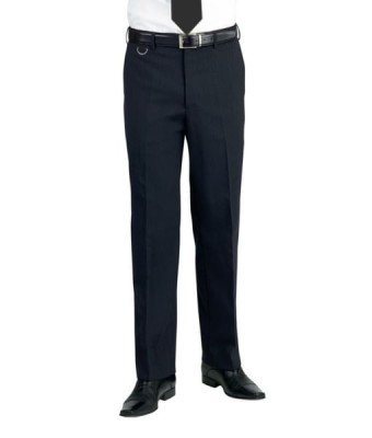 Mars Flat front Mens Trouser - BLACK