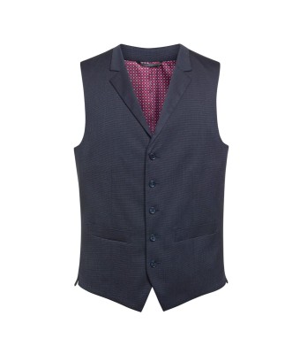 Proteus Waistcoat - NAVY PIN DOT