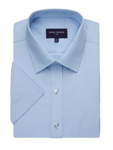 Vesta S/Sleeve Shirt - Lt BLUE