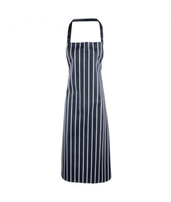 Premier Stripe Apron - NAVY/WHITE