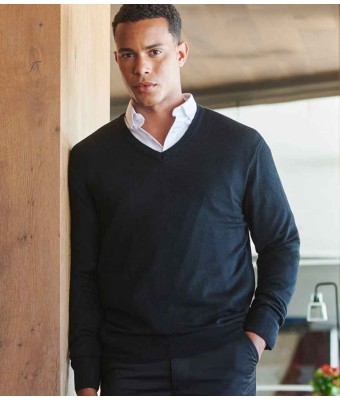 Henbury Acrylic V Neck Sweater