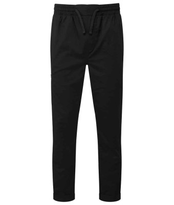 PR557 Premier Recyclight Chef's Cargo Trousers - BLACK - PLAIN