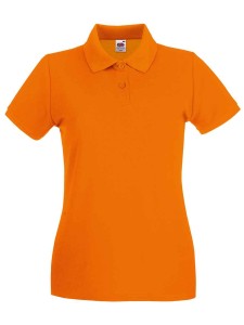 Fruit of the Loom Lady-Fit Premium Cotton Piqué Polo Shirt