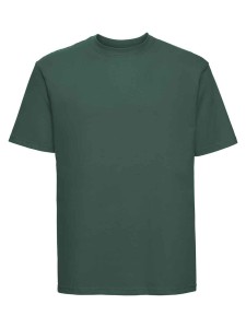 180M Russell Classic Ringspun T-Shirt - BOTTLE GREEN - LHB & EGOP Back