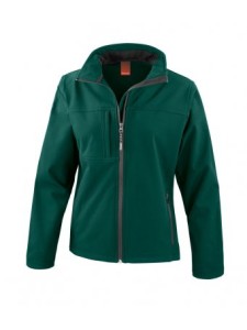 RS121F Ladies Soft Shell Jacket - BOTTLE GREEN - LHB & EGOP Back