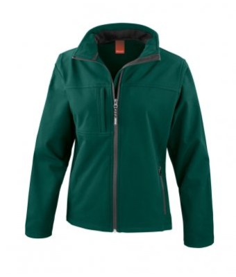 RS121F Ladies Soft Shell Jacket - BOTTLE GREEN - LHB & EGOP Back