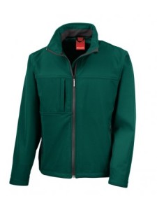 RS121M Soft Shell Jacket - BOTTLE GREEN - LHB & EGOP Back