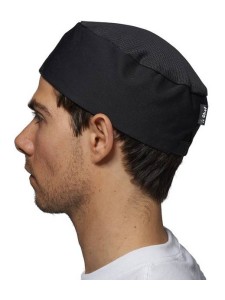 LE030 Le Chef Skull Cap - BLACK - PLAIN