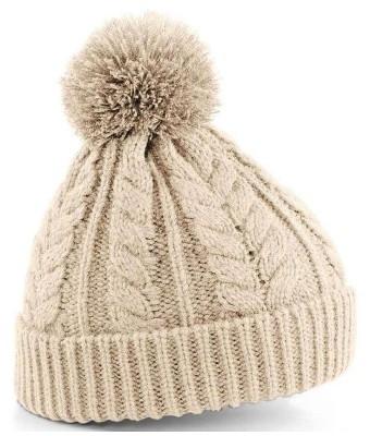 Beechfield Cable Knit Snowstar® Beanie